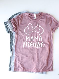 LOOKING FOR THE MATCHING 'MINI MOUSE' SHIRT? Follow this link... https://www.etsy.com/listing/752384578/mini-mouse-mommy-and-me-minnie-mouse?ref=shop_home_active_16 LOOKING FOR THE 'DADDY MOUSE' SHIRT TO COMPLETE THE FAMILY? Follow this link... https://www.etsy.com/listing/772462276/daddy-mouse-family-mickey-and-minnie?ref=shop_home_active_1 SIZING All shirts are Bella + Canvas unisex sizing. Please see photo for accurate sizing. PRODUCTION TIME 3-5 business days CARE INSTRUCTIONS Machine wash c Funny Printed Cotton Shirt, Family Matching Cotton Shirt With Character Print, Group Cruise Shirts, Guys Trip, Cruise Kids, Group Cruise, Cruise Shirts, Seas The Day, Family Birthday Shirts