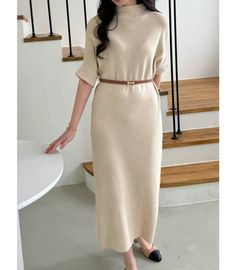 ▶ Colors ◀ Ivory Beige Black ▶ Size ◀ One size(Free) ▶ Fabric ◀ Acrylic ▶Size Spec◀ Total Length : 117cm Chest : 50cm (Around 100cm as circular) -------------------------------------------- ▶ SHIPPING Information ◀ Delivery usually takes 10~15 business days. (Korea Post EMS) Even it is express shipping, recently it is not easy to get air space flexibly. Please, kindly wait a bit and be patient for us. *Delivery cost different from each country* -------------------------------------------- ▶ Exchange & Refund Policy ◀ If you want to cancel or exchange your order within 5 hours after placing an order, Then We are able to accept it But if you ask for it after 5 hours or request refund after you receive the product, we are not able to accept it. Based on our shop policy, We don't accept for re Long Beige Sweater Dress For Fall, Elegant Beige Sweater Dress For Winter, Elegant Cream Sweater Dress For Fall, Casual Soft Knit Dress, Elegant Beige Knit Sweater Dress, Beige Knee-length Midi Dress For Winter, Beige Crew Neck Sweater Dress For Winter, Cozy Knitted Beige Dresses, Long Casual Beige Sweater Dress