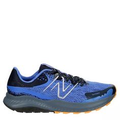 Mens 8.5 By New Balance, Blue & Black //> Featuring A Breathable Mesh & Synthetic Upper With A Comfy Eva Foam Insert, This Lace-Up Sneaker Makes A Mark On The Trail And Off. Thedynasoft Midsole Cushions Your Foot, While The At Tread Outsole Offers Versatile Traction On Any Terrain. Mesh/Synthetic Upper Lace-Up Closure Eva Foam Insert Dynasoft Foam Midsole Blue Running Shoes With Gel Cushioning For Outdoor, Blue Synthetic Trail Running Shoes With Air Cushioning, Blue Synthetic Running Shoes For Outdoor, Blue Synthetic Outdoor Running Shoes, Blue Synthetic Trail Running Shoes With Gel Cushioning, Blue Trail Running Shoes With Gel Cushioning, Blue Synthetic Breathable Trail Running Shoes, Blue Breathable Synthetic Trail Running Shoes, Blue Walking Shoes With Gel Cushioning For Light Sports