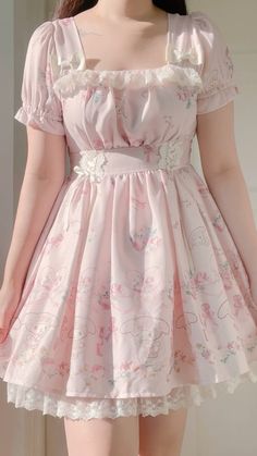 Ultra Feminine Style, Aesthetic Princess, Sanrio Aesthetic, Chic Fall Outfits, Romantic Outfit, Kawaii Dress, Feminine Outfit