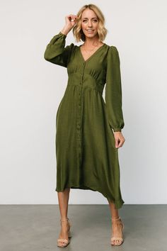 Arabella Embroidered Tulle Maxi Dress | Dark Green Floral | Baltic Born Fall Midi Dress, Button Midi Dress, Fall Midi, Midi Dress Long Sleeve, 2024 Dresses, Midi Dress Fall, Tulle Maxi Dress, Tulle Material, Baltic Born