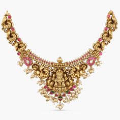 Buy Aditya Temple Antique Necklace | Tarinika Kundan Temple Necklace For Festivals, Peacock Design Necklaces For Puja And Diwali, Temple Jewelry Kundan Necklace For Festivals, Temple Jewelry Style Kundan Necklace For Festivals, Festive Navratri Temple Necklace With Peacock Design, Festive Temple Necklace With Peacock Design For Navratri, Festive Wedding Temple Necklace With Peacock Design, Peacock Design Necklace For Puja And Navratri, Peacock Design Necklace For Navratri Puja