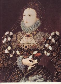 Paintings Of Women, Tudor Costumes, Arte Inspo, Colorful Portrait