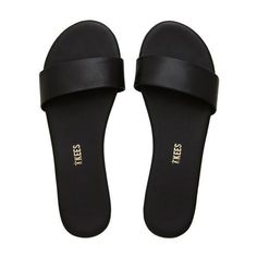 Coral Sandals, Slides Women, Leather Slide Sandals, Dr Closet, Cute Sandals, Leather Slides, Women Sandals, Made In Brazil, Black Stone