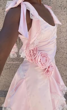 Pink Valentines Day Aesthetic, Coquette Prom, Valentines Day Aesthetic, Coquette Outfits, Day Aesthetic, Prom Flowers, Pink Coquette, Dress Aesthetic, Pink Valentines