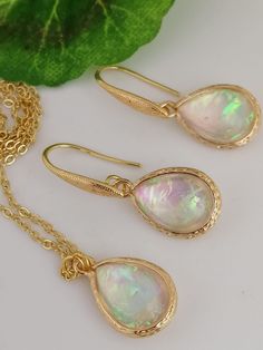 Details *Handmade items *Dispatches from a small business in Australia *Materials: Imitation opal, Gold plated fittings *Location: Earlobe *Closure: Ear wire Description These are pair of beautiful opal drop Earrings. These unique opal (created opal) earrings are so simple & beautiful, and go perfectly with any outfit! Introducing these opal teardrops size 13 × 18 mm, full length of the earrings is 33 mm. All metallic elements are 18k Gold Filled.  Gorgeous, Colorful Opal Earrings can be perfect accessory and add a playful touch to your outfit.  A beautiful pair to treat yourself with or get as a gift for someone special! Matching chain pendant necklace you can find out in variations.  More listing in my shop here https://www.etsy.com/au/shop/AStudioAU ~FEEDBACK~ Your feedback is very impo Opal Drop Earrings, Unique Opal, Earrings Opal, Handmade Jewelry Gift, Opal Earrings, Drop Earring, Chain Pendant, Gold Plated Earrings, Opal Jewelry