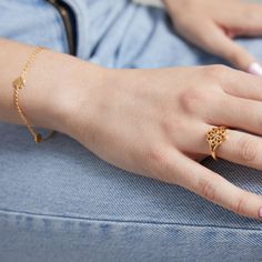 The Lotus Ring combines beauty and exquisite craftsmanship while adding a touch of grace to your daily wear. Designed to be able to stand out with a modern take on a tranquil flower. Available in yellow gold finish. Harmony In Design, Lotus Ring, Station Bracelet, Grace To You, Horse Jewelry, Rose Jewelry, The Lotus, Men's Jewelry Rings, Recycled Sterling Silver