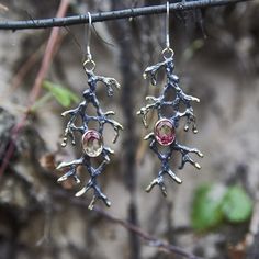 These earrings are: - made from pure Eco-friendly bronze (88% copper and 12% tin); - with sterling silver ear wires; - handcrafted. A family of three runs this shop - me, my mother and my step-father. We are kind, open-minded and experienced Latvian jewelry artists. We are not commercial and never will be. We stay unique and weird. We make our art and we're happy that we can share with it! For more cool jewelry designs click here: https://www.etsy.com/shop/WitchJewelryShop Like our shop? Follow Bronze Sterling Silver Earrings For Gift, Bronze Sterling Silver Drop Earrings, Hand Forged Bronze Sterling Silver Earrings, Handmade Witchy Metal Jewelry, Nickel Free Sterling Silver Witchy Earrings, Hand Forged Silver Copper Earrings, Artisan Bronze Sterling Silver Earrings, Bronze Artisan Sterling Silver Earrings, Nature-inspired Bronze Earrings For Gifts