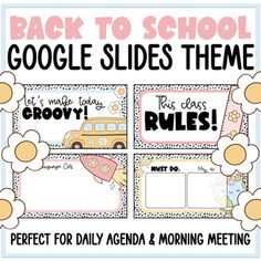 the back to school google slides theme