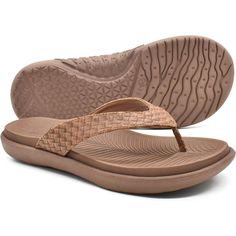 Experience everyday ease with these Comfortable Flip Flops Sandals, designed with both comfort and style in mind. The woven strap detail adds a touch of sophistication, making them versatile for beach outings or casual city strolls. Features: Upper Material: The sandals are made with a high-quality leather exterior for a classic look. Sole Composition: A durable rubber material forms the sole, providing reliable footing. Footbed Composition: The sandals feature a PU fabric type, known for its fl Synthetic Flip Flops With Woven Sole For Beach Season, Summer Synthetic Flip Flops With Woven Sole, Adjustable Toe Post Footbed Sandals For Beach, Cushioned Footbed Synthetic Sandals For Beach, Comfortable Open Toe Flip Flops With Woven Sole, Beach Footbed Sandals With Toe Post, Vacation Sandals With Arch Support, Synthetic Footbed Sandals With Arch Support For Vacation, Footbed Sandals With Arch Support For Vacation