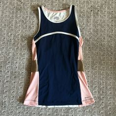 Zara Girl Athletic Tank Top, Worn Once, Perfect Condition Basically Brand New Playful Fitted Sports Top, White Athleisure Tops For Playwear, Athleisure Tops For Playwear In Spring, Athleisure Tops For Spring Playwear, Athleisure Tops For Playwear And Spring, Spring Athleisure Tops For Playwear, Multicolor Stretch Tops For Playwear, Stretch Multicolor Tops For Playwear, Navy Tops For Playwear In Summer