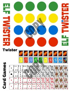 an image of a board game with numbers and dots