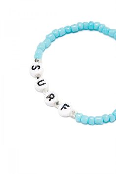 Summer Everyday Hand-strung Jewelry, Trendy Heishi Beads Bracelet With Letter Beads, Hand-strung Heishi Bead Jewelry For Summer, Summer Turquoise Jewelry With Letter Beads, Turquoise Jewelry With Letter Beads For Friendship, Personalized Turquoise Beaded Bracelets, Friendship Jewelry With Letter And Heishi Beads, Trendy Turquoise Jewelry With Letter Beads, Trendy Turquoise Friendship Bracelets With Letter Beads