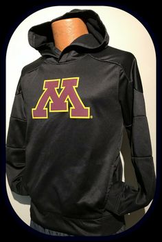 Minnesota Gophers, Minnesota Golden Gophers, Ncaa, Hooded Sweatshirt, Minnesota, Hooded Sweatshirts, Sweatshirts, Black, Clothes