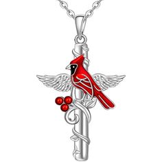 A Treasured Heirloom For Your Loved One. Bring Comfort And Joy With This Necklace. Gorgeous Elegant Red Cardinal Necklace, Nwot. Perfect For Gifting To A Loved One And Remembering Your Angels. * Handcrafted Glossy Red Enamel Cardinal And Holly Berries * 14k White Gold Plated * Hallmark Stamped 925 Sterling Silver * 18” Fine Sterling Silver Chain With 2” Adjuster (Approx 20”) Measurements Are Approximate. Red Necklace For Christmas Anniversary, Cardinal Necklace, Three Strand Pearl Necklace, Chip Bead Necklace, Beaded Collar Necklace, Pearl Drop Necklace, Beaded Tassel Necklace, Turquoise Pendant Necklace, Stone Beaded Necklace