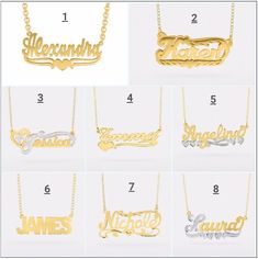 Personalized Sterling Silver Gold Any Name Plate Script Chain Necklace 8 Styles From its beginnings, more than 20 years ago as a brick-and-mortar jewelry store in New York, MonogramSuccess has developed into an online emporium full of finely crafted jewelry pieces, personalized for every customer. The team of skilled crafts-folks at MonogramSuccess specializes in one-of-a-kind products such as photo pendants for preserving a precious family memory, or ornate monogram cuff-links for remembering which tailored suit in the closet is yours. Jewelers create glittering earrings, necklaces, and rings in the shape of a client's name, engrave wedding rings with anniversary dates, or fashion delicate Hamsa and wishbone charms for good luck.      FREE SHIPPING      ~      TRY 100% RISK FREE     ~ Betty Boop Jewelry, Steampunk Jewelry Diy, Seashell Jewelry Diy, Contemporary Jewellery Necklace, Monogrammed Cufflinks, Boy Sketch, Artisan Jewelry Necklaces, Gold Name Necklace, Clay Jewelry Diy