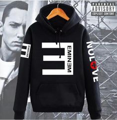 Eminem Hoodie, Letters Pattern, Slim Fit Sweater, Sportswear Fashion, Mode Casual, Slim Shady, Estilo Hip Hop, Style Hip Hop