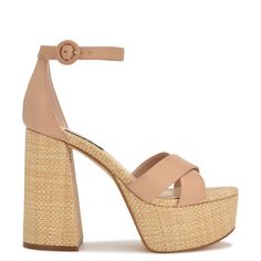 Willie Platform Sandals - Nine West Almond Shape, Perfect Shoes, Dress Sandals, The Dance, Dance Floor, Shoes Wedges, Platform Sandals, Nine West, Wedge Shoes