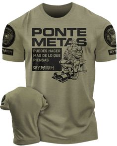 Ponte metas Puedes hacer mas De lo que piensas Workout Gym T-Shirt Funny Gym Shirt for Men Camiseta de gimnasio de entrenamiento ✔ Calidad premium para el atleta dedicado: confeccionadas con una mezcla superior de 60% algodón y 40% poliéster, las camisetas Gymish Lifestyle ofrecen el equilibrio perfecto entre comodidad y durabilidad. Siente la diferencia en cada entrenamiento. ✔ Diseñado para motivar: mejore su entrenamiento con diseños inspiradores diseñados para asistentes al gimnasio, levanta Funny Gym Shirt, Funny Gym Shirts, Gym Art, Funny Gym, Gym Shirt, Gym Gear, Gym Humor, Gym Shirts, Brand Store