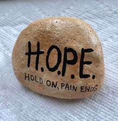 hopeful quotes painting rocks