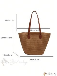 Bird in Bag - Canvas Tote Bag with Zipper Closure - Ideal for Summer Beach Trips Casual Beach Bag With Zipper Closure For Daily Use, Rectangular Shoulder Bag With Zipper For Vacation, Rectangular Shoulder Bag With Zipper Closure For Vacation, Trendy Rectangular Beach Bag With Zipper Closure, Trendy Rectangular Beach Bag With Zipper, Vacation Shoulder Bag With Zipper Closure, Brown Shoulder Bag With Zipper For Vacation, Casual Rectangular Beach Bag With Zipper Closure, Beach Tote Shoulder Bag With Zipper Closure