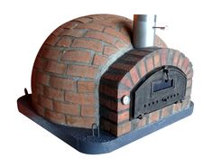 an outdoor brick oven is shown on a white background