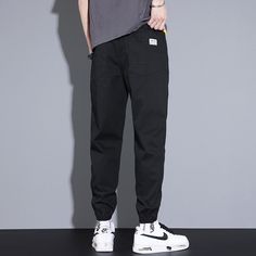 Vinny Loose Pants are a pair of men's relaxed fit jogging pants that can pair with a streetwear or workout outfit. Featuring a relaxed fit, these joggers offer maximum comfort for men who want to feel comfortable all day long. Available in the following variants: Black, Blue, Grey Material: Cotton & Polyster Style: Casual / Smart Casual Season: all seasons Gender: MEN Feature: Breathable/Comfortable, Stretched Size chart in CM Size chart in INCH Urban Style Cargo Pants For Jogging, Relaxed Fit Ankle-length Joggers, Relaxed Fit Ankle-length Joggers For Jogging, Casual Straight Parachute Pants For Streetwear, Urban Style Sweatpants With Pockets For Jogging, Urban Sweatpants With Pockets For Jogging, Streetwear Sportswear Joggers With Pockets, Urban Tapered Leg Joggers For Streetwear, Straight Cargo Pants For Streetwear Athleisure