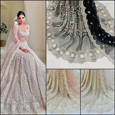 Wedding bridal  lehenga for women ready to wear chikankari lehenga with embroidered blouse and dupatta. * Plus size available at a small up-charge. * Size: This is custom made outfit as per your size. Post your order we will send you a measurements reference sheet using which you can provide details required to make your outfit with best fit. * Fabric and work: Lehenga - Heavy embroidery net fabric. Blouse - Embroidered  fabric. Dupatta - Embroidered net. * Delivery time: This lehenga set will take 2-3 weeks to produce after we have received your sizing details. Don't worry it can be made sooner too, just keep us informed, we will process it accordingly and deliver on or before a delivery date we discuss. *Rush Order : Please use shipping upgrade at checkout to enable expedite shipping opt Elegant Semi-stitched Lace Lehenga, Designer Lace Fitted Choli, Lace Choli With Intricate Embroidery For Reception, Fitted Lehenga With Intricate Embroidery In Net, Fitted Net Lehenga With Intricate Embroidery, Designer Bollywood-style Lace Choli, Designer Bollywood Lace Choli, Designer Lace Sharara Semi-stitched, Georgette Lace Work Choli For Wedding