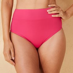 Dive into summer with this Banded High-Waist Bikini Bottom from Shade & Shore™. This full-coverage swim bottom is made from ultra soft fabric, featuring 4-way stretch for optimal fit and ultimate comfort in and out of the water. Artisinally crafted with a tummy control panel to provide a smooth and flattering appearance. Fashioned in a solid color, it features a sculpting high-rise cut with a pull-on design and a banded waist. Solid Color Shaping Swimwear For The Beach, Beach Swimwear: Seamless And Shaping, Beach Swimwear With Smoothing Shaping Fit, Seamless Shaping Swimwear For Beach, Seamless Shaping Swimwear For Swimming, Shaping Swimwear For Swimming, Shaping Smoothing Swimwear For Beach, Smoothing Shaping Swimwear For Beach, Smoothing Shaping Swimwear