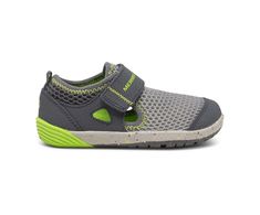 Bare Steps® H2O Sneaker, Grey/Lime Sneakers Grey, Water Shoes, Mary Jane Sneaker, Boys Shoes, Toddler Boys, Innovation Design, Snug Fit, Sneakers Fashion, Casual Shoes