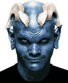 Amazon.com: Cinema Secrets WO105BK - Bald Cap - Black: Clothing $17. does not include horns, but this is a good example of ways to attach our tentacles Gargoyle Costume, Cap Inspiration, Bald Caps, Demon Makeup, Alien Makeup, Halloween Contact Lenses, Art Mask