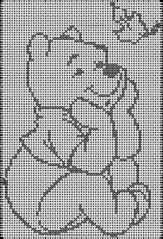 a black and white cross stitch pattern with an image of a woman's face