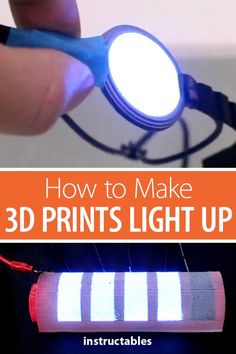 an image of how to make 3d prints light up