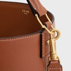 MEDIUM LOUISE BAG IN SMOOTH CALFSKIN - TAN | CELINE Celine Conti Bag, Celine Box Bag Brown, Celine Medium Triomphe Bag In Shiny Calfskin, Celine Large Soft 16 Bag, Celine Chain Shoulder Bag, Canvas Messenger Bag, Short Denim, Leather Crafts, Fragrance Collection