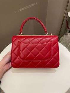 Chanel Trendy Cc Flap BagRed Stiff Lambskin LGHWSmall 25 x 17 x 11 cmChain drop 49.5 cm29 Series Aug 20209.5/10 Excellent (faint rubs at base and minor lines under flap otherwise almost like new)Includes dust bag, ation card and receiptRTP current 9910 sgdPrice was 5900 sgdPrice now 5400 sgd 4020 usd CN5350-01 Top Handle Shoulder Bag With Cc Turnlock Closure, Luxury Satchel With Cc Turnlock Closure And Double Handle, Shopping Flap Bag With Cc Turnlock And Top Handle, Top Handle Flap Bag With Cc Turnlock For Shopping, Flap Bag With Cc Turnlock Closure For Shopping, High-end Top Handle Bag With Cc Turnlock Closure, Luxury Red Shoulder Bag With Cc Turnlock Closure, Classic Red Shoulder Bag With Cc Turnlock Closure, Red Leather Shoulder Bag With Cc Turnlock Closure