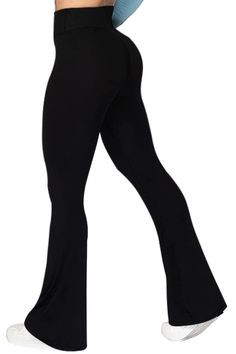 PRICES MAY VARY. ✔Made From Premium Composite - The flare yoga pants feature an excellent combination of 92% Polyester 8% spandex to achieve optimal elasticity, soft texture, lightweight and non-see through. ✔Fashion Design - Flare Leg allow you to move without restriction, pants hem can be cut arbitrarily, effectively helps hide the defects of the calf, and creates the contour and slender appearance of the popular line. With a high-waist belt design to trim the waist line and visually elongate Aries Flare Leggings, Flare Athletic Pants, Amazon Flare Pants, Lululemon Flair Leggings, Amazon Flare Leggings, Cute Winter Pants, Fare Leggings, Flared Leggings Aesthetic, Yoga Flare Pants Outfits