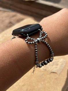 Upgrade your Apple Watch with our Bowtie Apple Watch Band, featuring .925 machine-made Navajo Pearls for a chic and stylish look. With expert craftsmanship and a touch of elegance, this band will elevate your style while remaining functional. Perfect for any occasion. Also come in Pearl and Hot pink opal. Fits watch band: 38mm, 40mm, 41mm, 42mm, 44mm, 45mm Leave size in comment ~~~Apple watch not included-~~~ Apple Watch Cuff, Fitness Watch, Kids Earrings, Native American Jewelry, Barbie Girl, Apple Watch Bands, Vintage Watches, Earring Necklace, Vintage Necklace