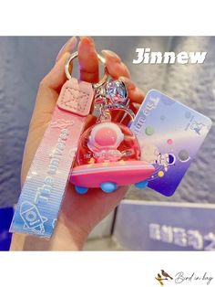 BirdinBag - Astronaut & Spaceship Bag Charm: Adorable and Fun Accessory Liquid Keychain, Anting Manik, Cute Keychains, Milk Box, Cartoon Flowers, Celtic Knots, Kawaii Accessories, Cute Keychain, Word Wrap