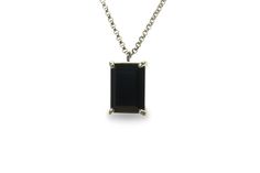 "A Black Onyx necklace is a true embodiment of sophistication and elegance. This gem necklace is handcrafted in 14k gold and features a rectangular Black Onyx gemstone in prongs. Everything about this yellow gold necklace is to love - it is versatile and totally wearable from day until evening. ♥ Gemstone Type - Black Onyx ♥ Gemstone Size - 13x18mm ♥ Gemstone Cut - Rectangle - More options available in the drop down menu ♥ Metal Type (Main Photo) - 14k Gold Filled - More options available in the Classic Formal Necklace With Rectangular Pendant, Classic Formal Necklaces With Rectangular Pendant, Formal Necklace With Rectangular Gemstone Pendant, Modern Rectangular Necklace With Polished Finish, Formal Gemstone Necklace With Rectangular Pendant, Minimalist Formal Necklaces With Rectangular Pendant, Minimalist Rectangular Pendant Necklace For Formal Occasions, Elegant Necklace With Rectangular Pendant And Polished Finish, Elegant Rectangular Pendant Necklace With Polished Finish