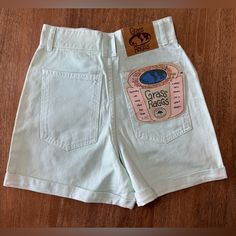 Mint Colored High Waisted Shorts. Size 5/6 With About 4” Inseam. Denim Material. Very Trendy! Boston Proper, Mint Color, High Waisted Shorts, High Waisted, Womens Shorts, Women Shopping, Color