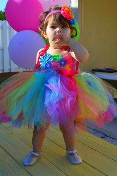 Playful Tulle Tutu Dress For Birthday, Princess Style Multicolor Tutu Dress For Playtime, Fun Multicolor Tutu Dress For Dress-up, Multicolor Playful Tutu Party Dress, Playful Multicolor Tutu Party Dress, Playful Multicolor Tutu Dress For Party, Fun Tulle Tutu Dress For Birthdays, Playful Multicolor Dress For First Birthday, Cute Multicolor First Birthday Dress