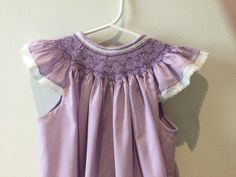 Purple Gingham Toddler Dress, Purple Gingham Dress, Purple Gingham, Smocked Clothes, Mount Pleasant Sc, Hand Smock, Dusty Purple, Mount Pleasant, Smocked Dress