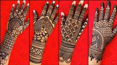 henna designs for the brides