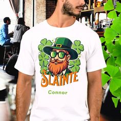 Slainte Irish Toast St Patrick's Day Personalized T-Shirt