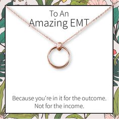 Emt Gift, Dear Ava, Emergency Medical Technician, Medical Technician, No Code, Chain Extenders, Paramedic, Stamped Jewelry, Emergency Medical