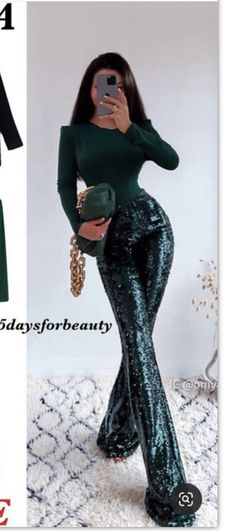 ZARA FLARED HIGH WAIST GREEN SEQUIN Sparkly PANTS 2731/352 FLARE Sparkly Pants, Green Sequins, Formal Dresses Long, Sequin, High Waist, Zara, High Waisted, Formal Dresses, Pants