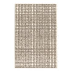 a beige and white rug on a white background