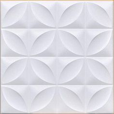 an image of a white wall with circles on the top and bottom half of it