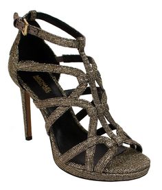 New in box. Color: Black/gold  Style Sandra Tried on . Textile  upper. 4.5 " heel platform 0.5" SHIPPING I combine shipping for multiple items.  Just put your items in card and shipping cost will be calculated.  Domestic (within the USA): You will pay full shipping on the first item or whichever item in your order has the highest shipping rate. For each additional item you will save 50% off of the advertised shipping price. Shipments are processed once payment clears and shipped within 1-2 busin Gold High Heel Platform Sandals, Glamorous Gold Platform Sandals, Glamorous Gold Sandals With Platform, Gold Platform Sandals For Formal Occasions, Gold Platform Sandals With Closed Toe, Gold Closed Toe Platform Sandals, Gold Round Toe Sandals For Night Out, Gold Platform Sandals For Night Out, Michael Kors Evening Sandals With Heel Strap