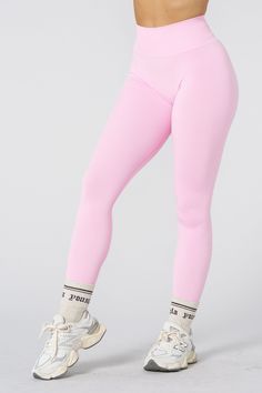 W220 - Core Seamless Leggings Pink Punch, Pink Leggings, Seamless Leggings, First Photo, Your Skin, Knit Fabric, Comfort Fit, Perfect Fit, Leggings